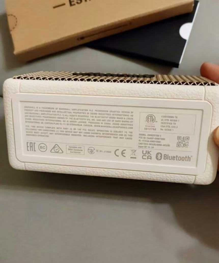 Głośnik Bluetooth MARSHALL emberton II biały