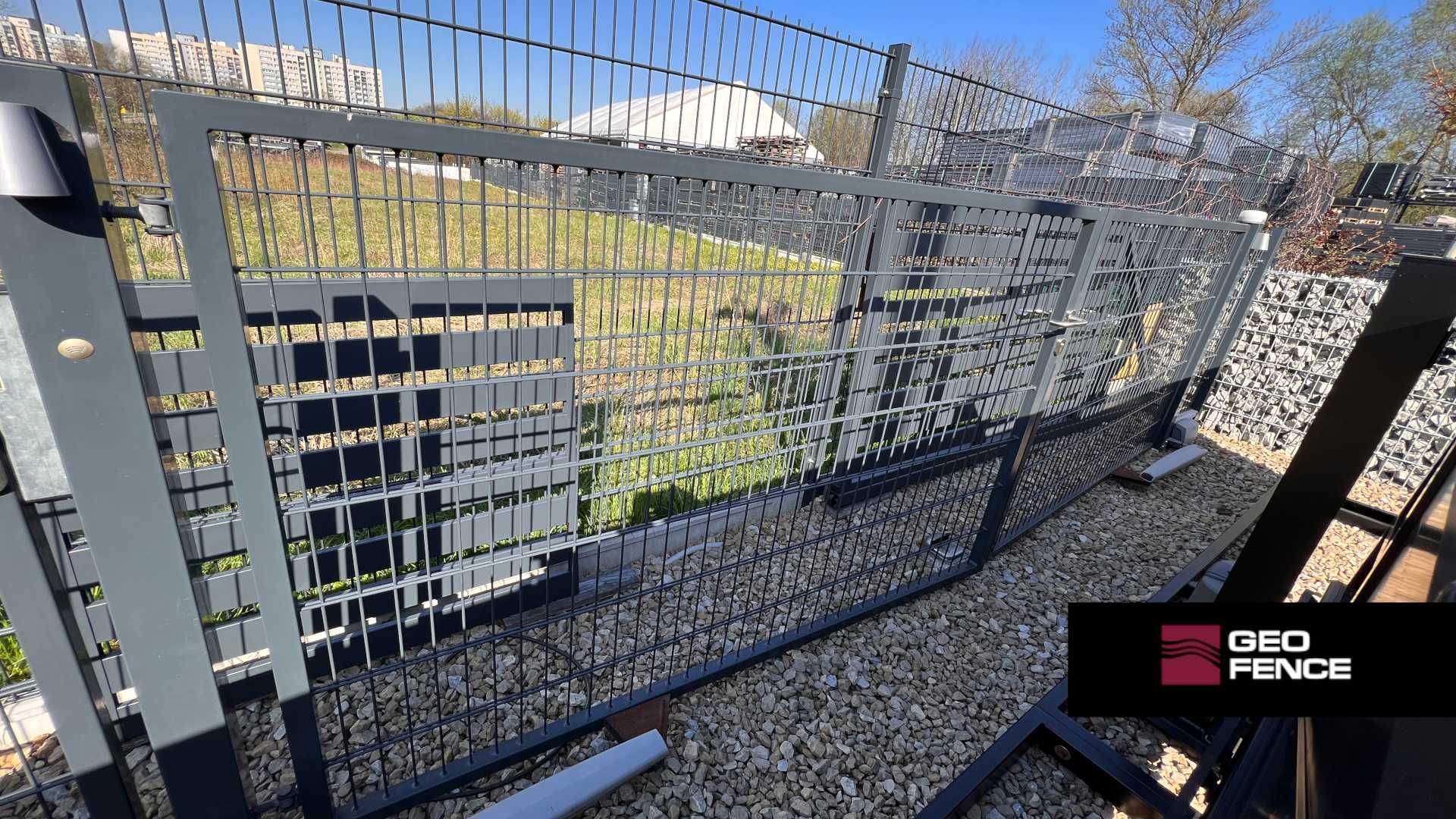 Brama skrzydłowa ogrodzeniowa premium 4mx1,4m 2D i 3D