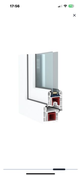 2 Janelas oscilobatente em pvc 100x100