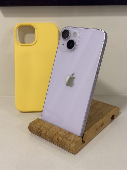 Apple iPhone 14 128GB 86% “ lilás / roxo “ + capa e carregador