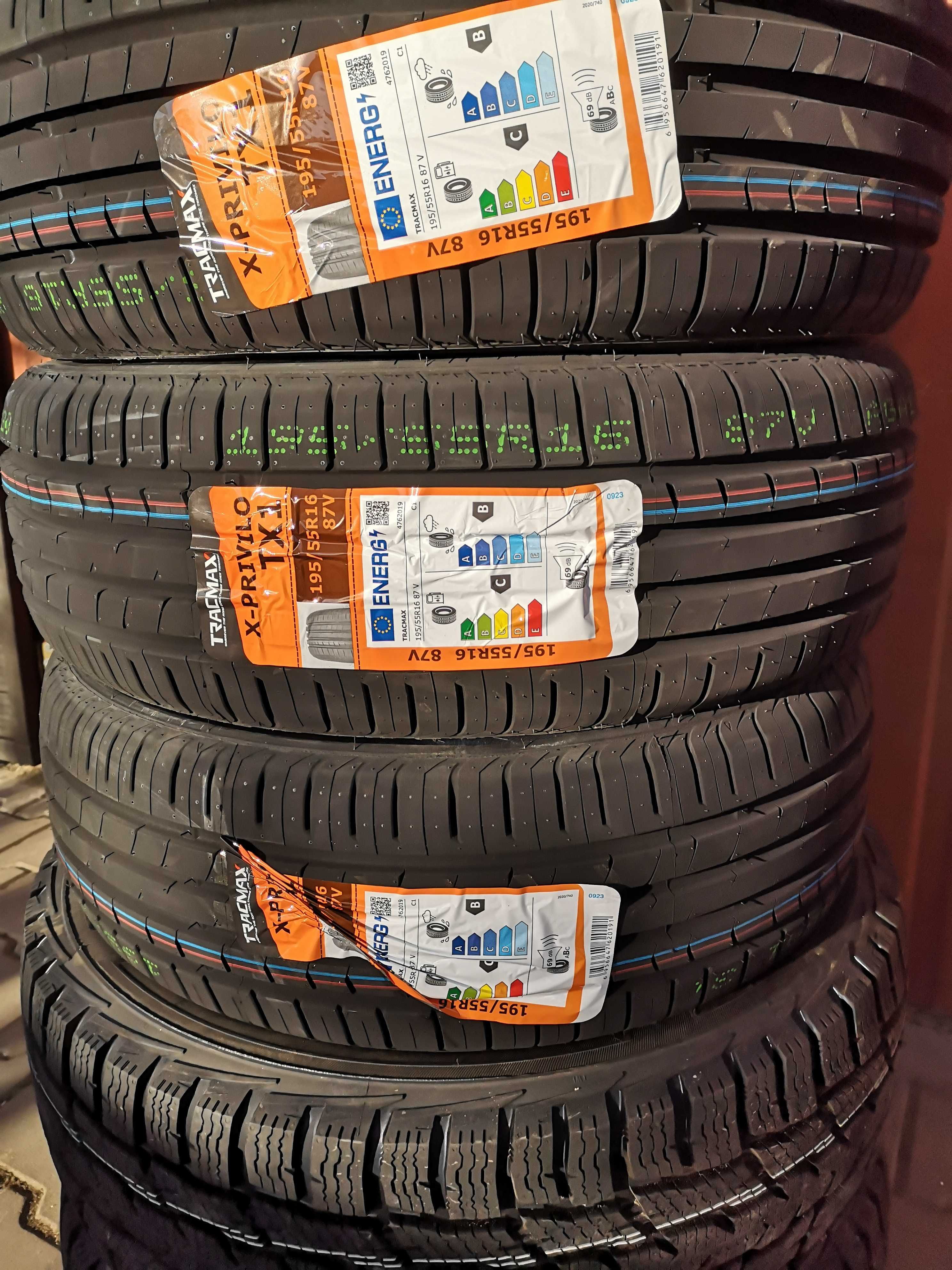 195/55 R16 87V - Tracmax X-Privilo TX-1 (4 sztuki) NOWE