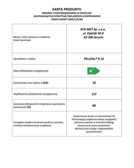 Kocioł na drewno PELLPALL D 16kW - wydajne i ekologiczne ogrzewanie!