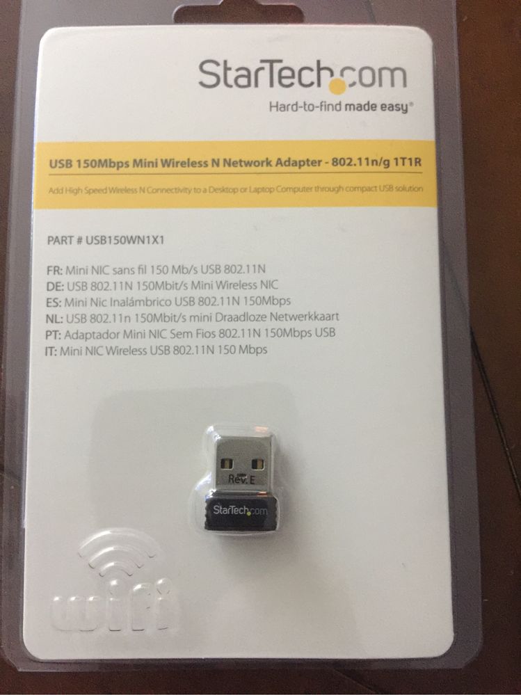 USB 150Mbps Mini Wireless N Network Adapter - 802.11n/g 1T1R