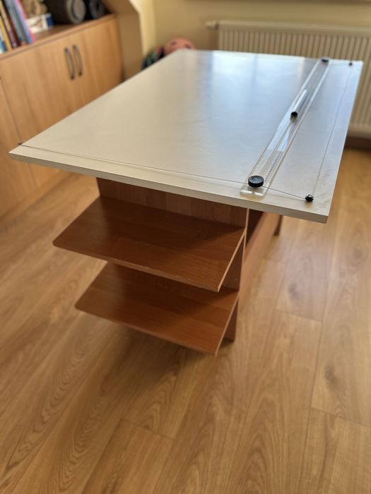 Deska kreślarska używana oddam B1 ZA DARMO biały złoty dąb okazja!