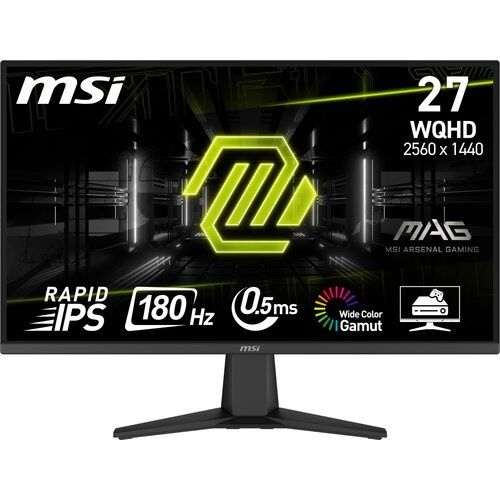 Monitor MSI MAG 27CQPF 27" 2K 180Hz - Jak nowy, gwarancja!