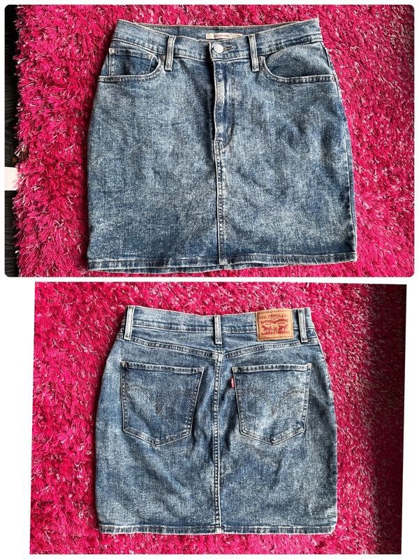 Levi’s Levi Strauss & CO mile high skirt spódniczka jeansowa