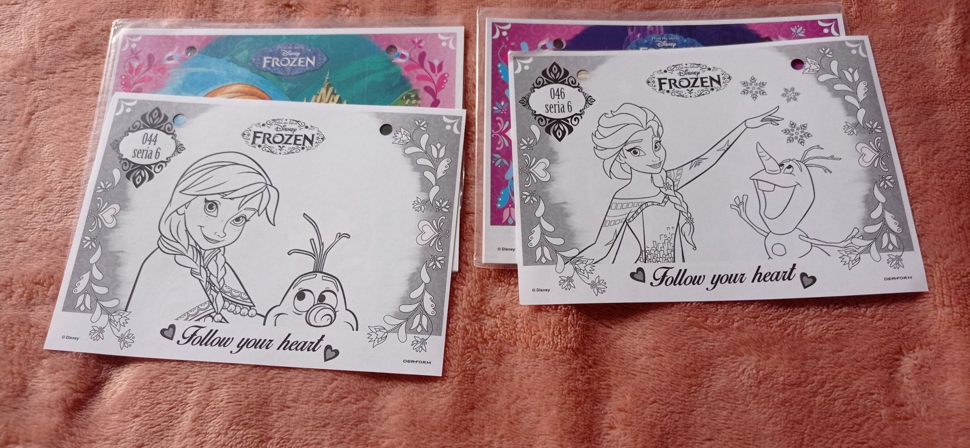 Karteczki do segregatora Olaf Elsa Frozen