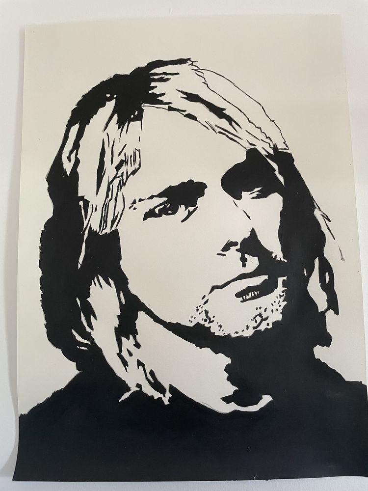 Kurt Cobain rysunek