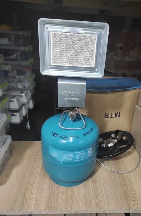 обігрівач з балоном газовий керамічній з редуктором 1500 ват турецький