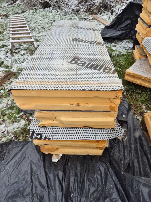 Termoizolacja PIR grubość 140 mm, duże płyty
