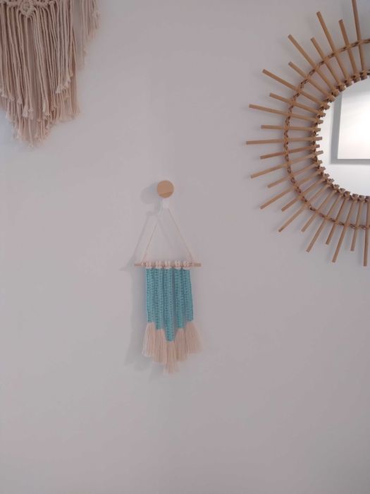 Mini painel decorativo em Macramé