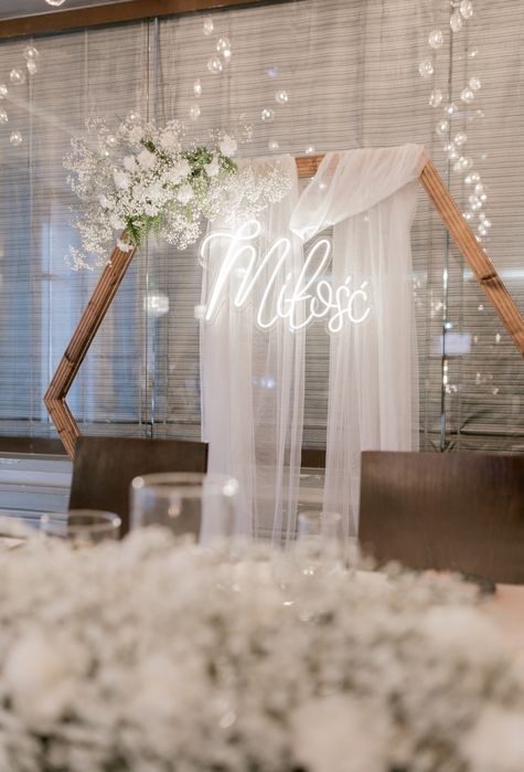 Heksagon | ścianka weselna ślubna | drewniana ścianka | rustykalna