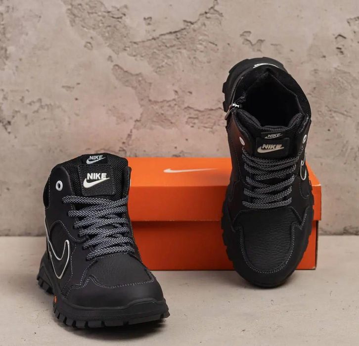 Теплые кроссовки для мальчика nike, подростковые зимние ботинки найк