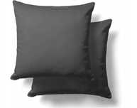 Poszewka na poduszkę Emma Essentials 65x65 cm Antracyt- ZESTAW 2 SZTUK