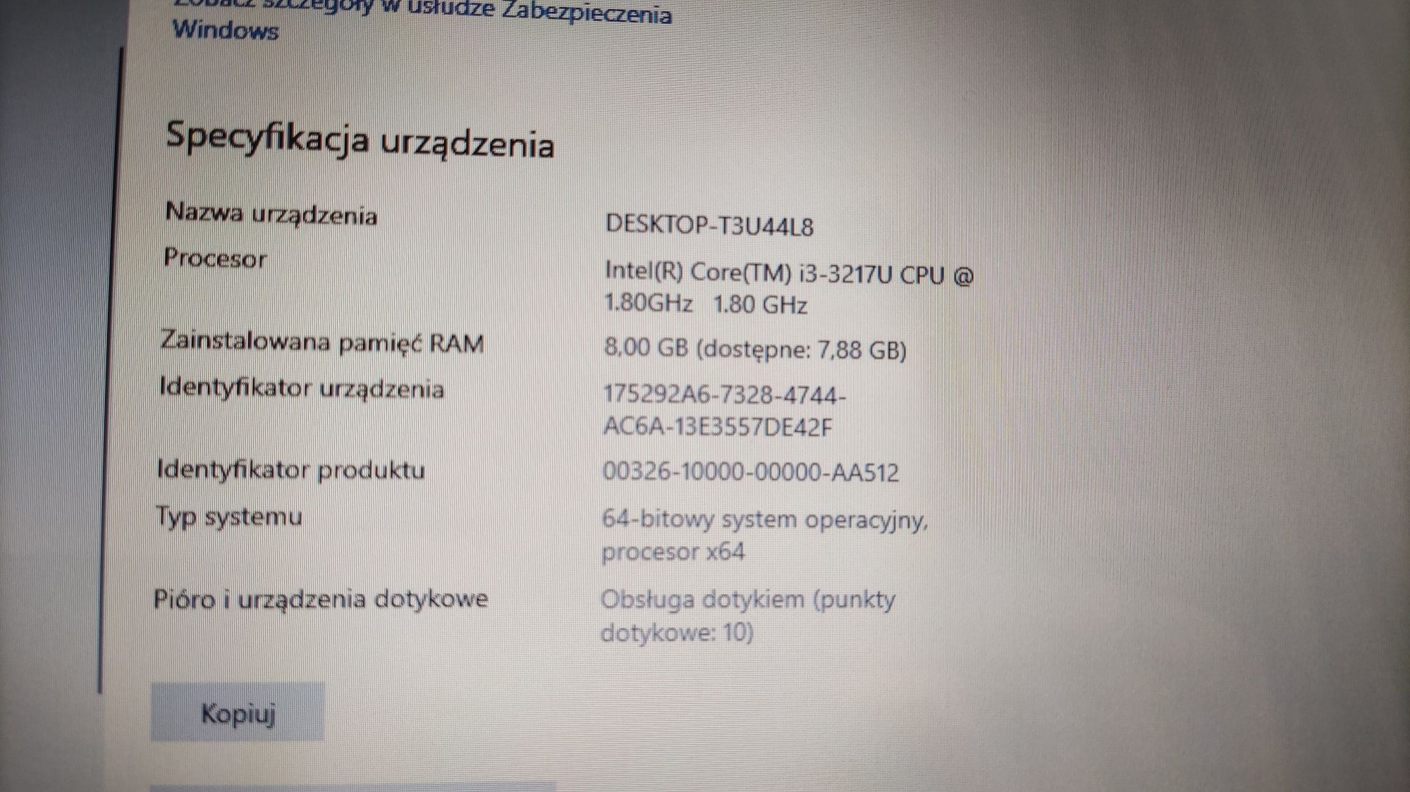Laptop Sony Vaio SVF152A29M komputer czarny ekran dotykowy