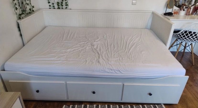 łóżko leżanka Hemnes Ikea + pościel gratis