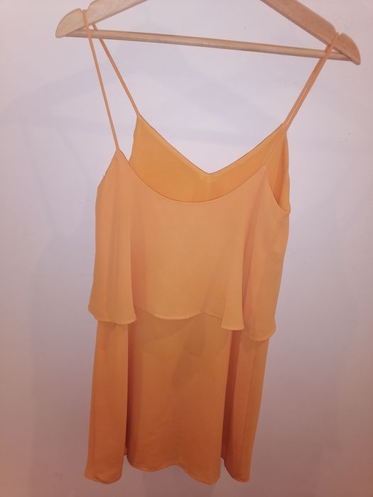 Vestido Laranja Mango - Tamanho XS