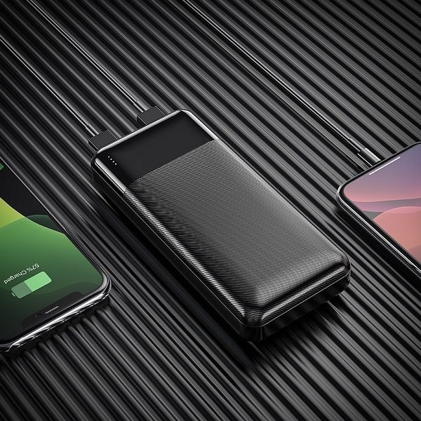 Павербанк PowerBank HOCO Easy travel J72A 20000mAh чорний
