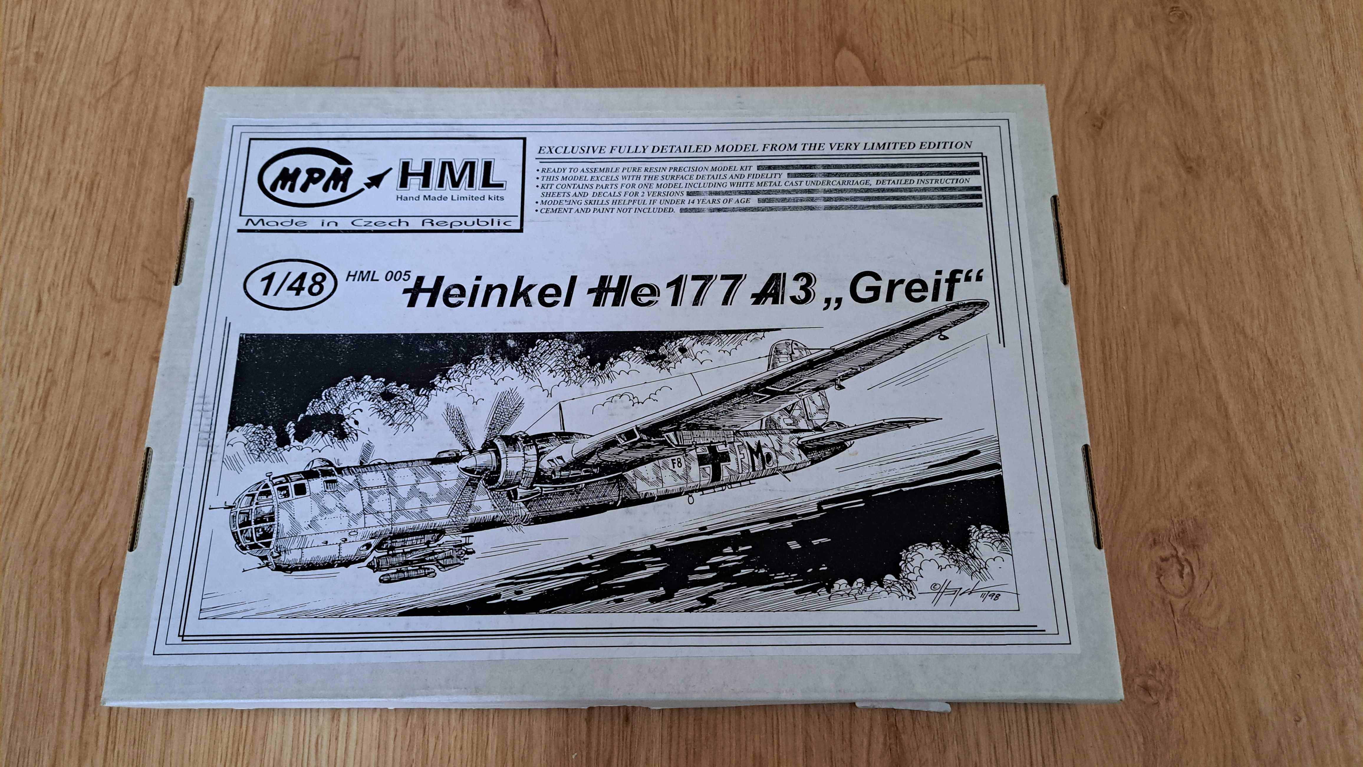 Heinkel He 177 A3 Greif 1:48 MPM HML żywica