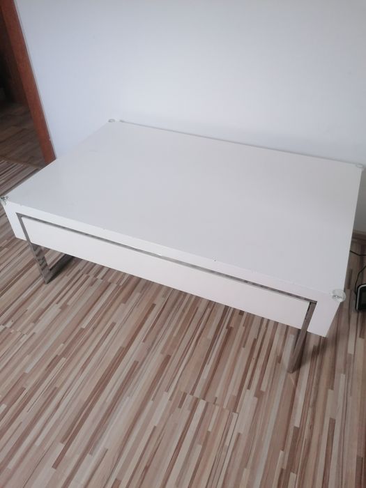 Ława stolik kawowy biały połysk