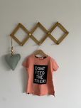 Tshirt kappahl 98/104 koralowy napis