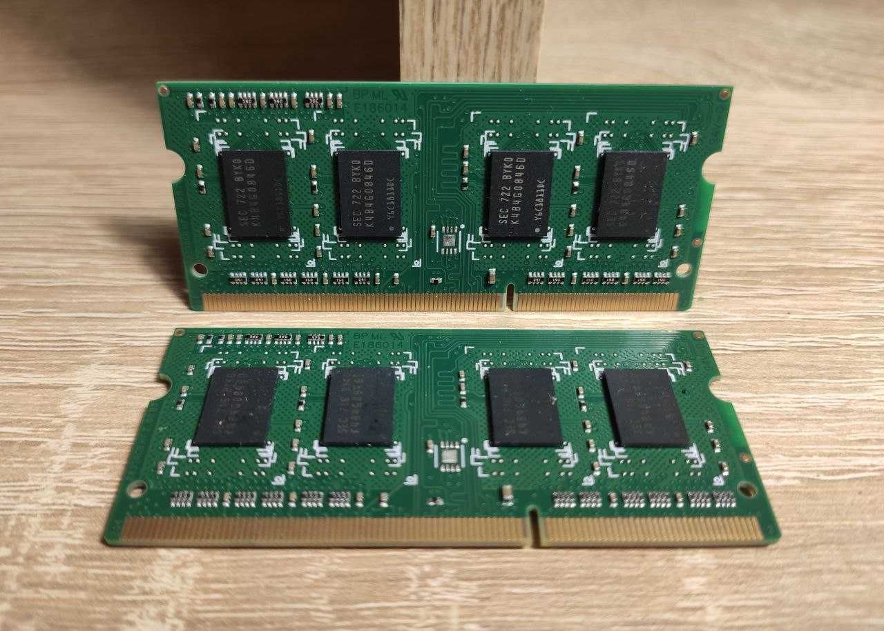 8gb 1600mhz ddr3 (комплект 4+4) в ноут/неттоп