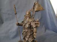 Воин Бронзовая статуэтка Бронза 35 см 3,7 кг Гуань Юй