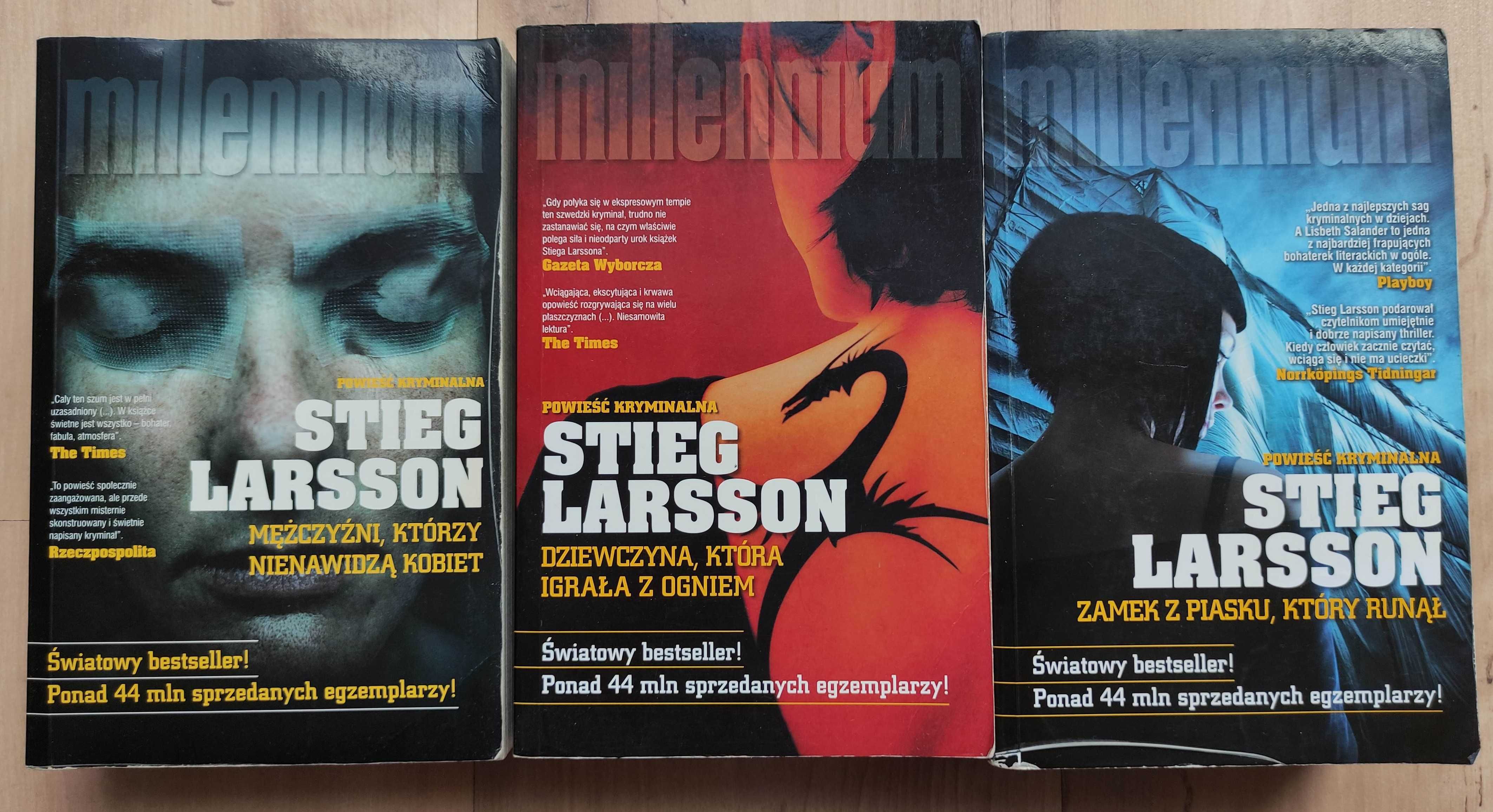 Pakiet Millenium 3 części. Stieg Larsson