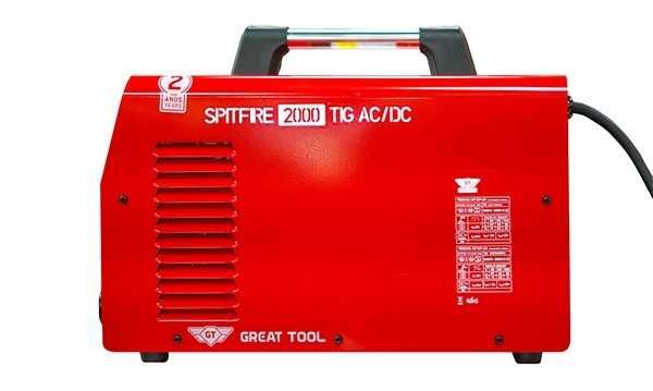 Máquina de Soldar Great Tool Spitfire TIG AC/DC 2000