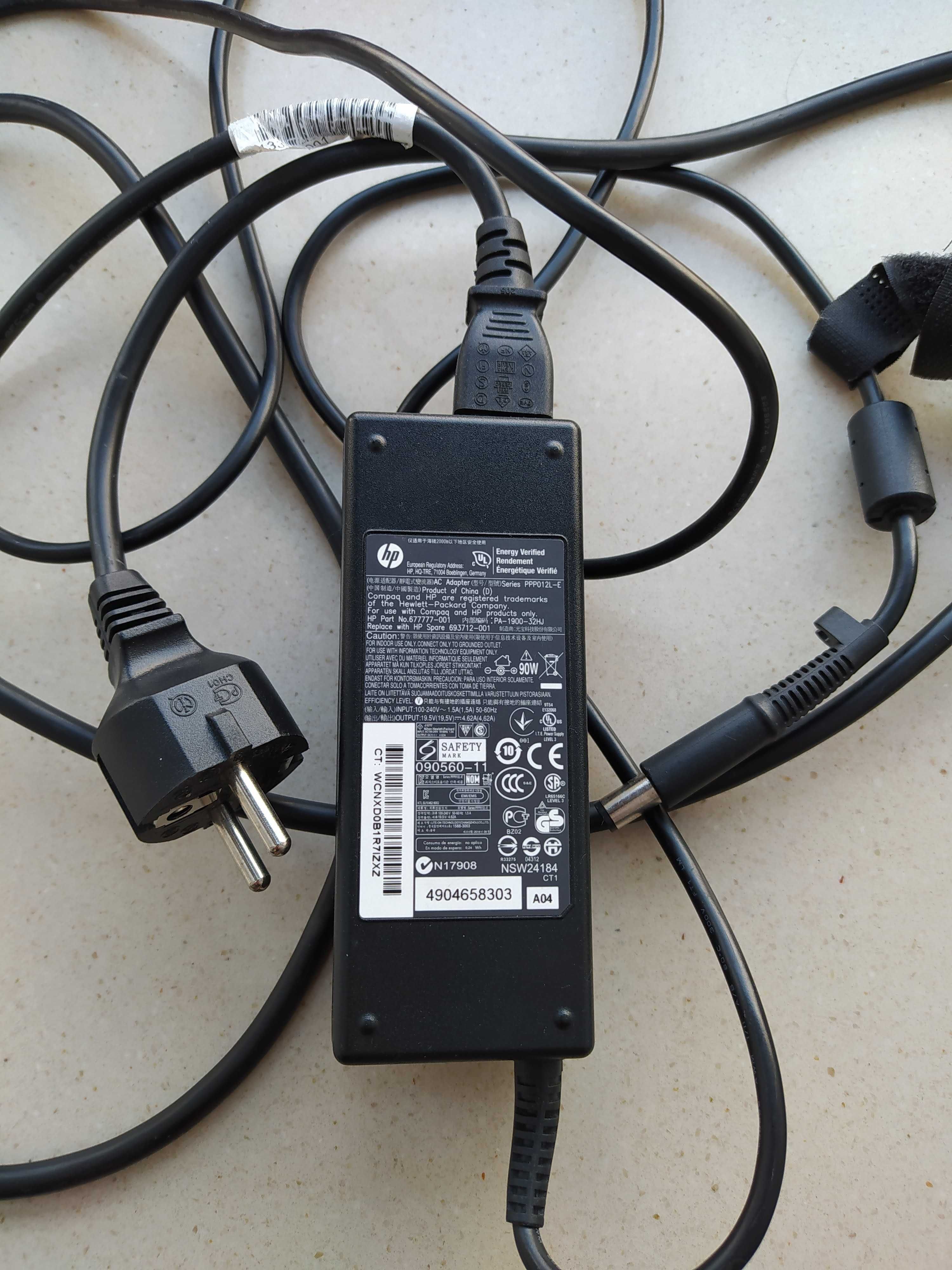 Zasilacz do laptopa HP 90W 19,5V, 4,62A oryginalny Warszawa