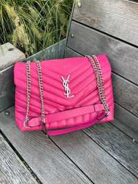 Жіноча сумочка Yves Saint Laurent 30 silver pink нова з документами