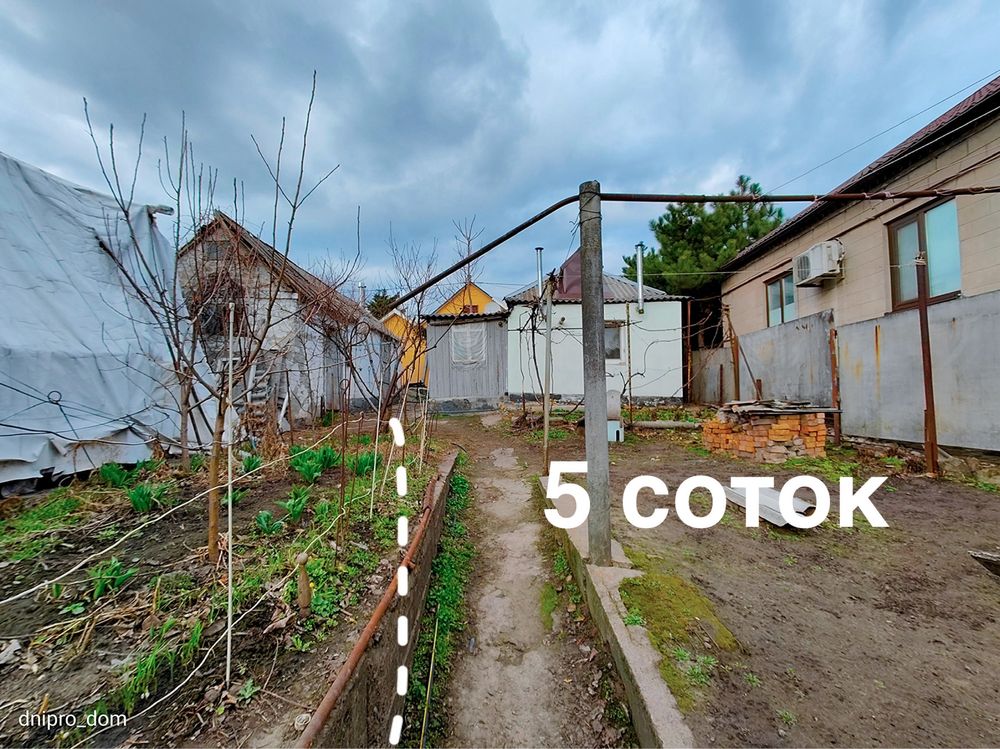 Продаж будинку 37м2 з ділянкою 5сотих Луговська