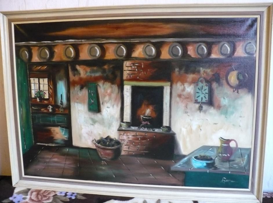 Obraz olejny Izba