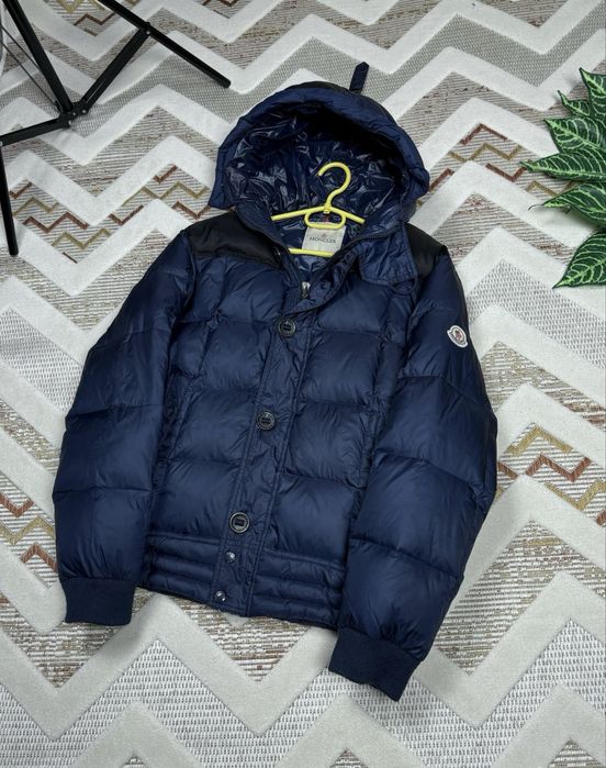 Пуховик Moncler зимняя куртка Lampo фурнирура размер S