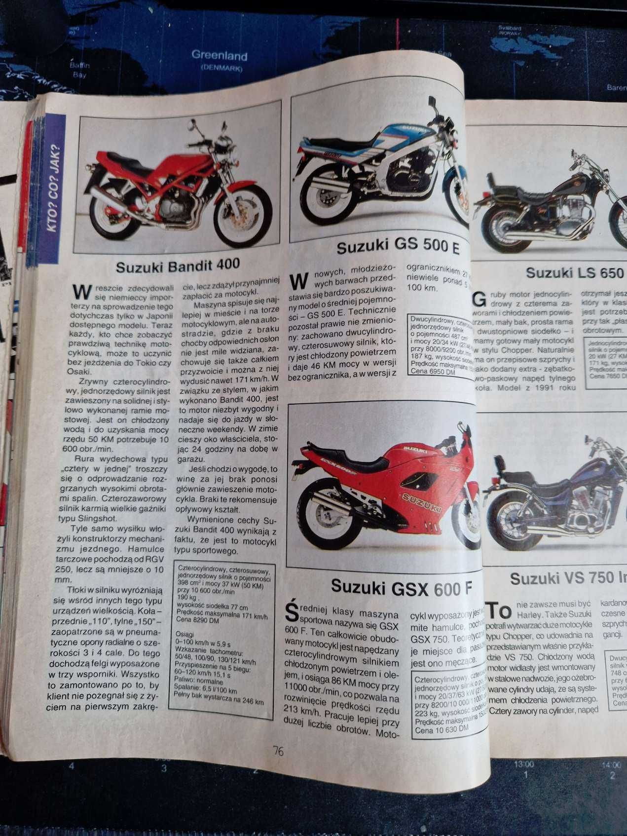 WYPRZEDAŻ KOLEKCJI UNIKAT 1 katalog Motocykle Świata 1991 r.