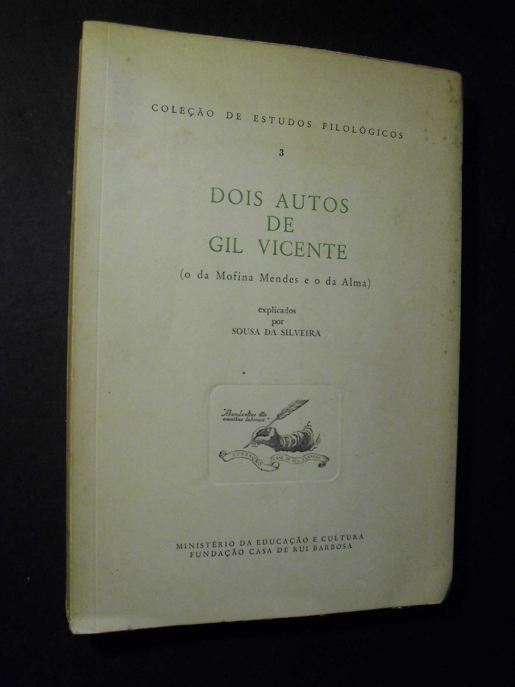 GIL VICENTE- DOIS AUTOS (O DE MOFINA MENDES E O DE ALMA)