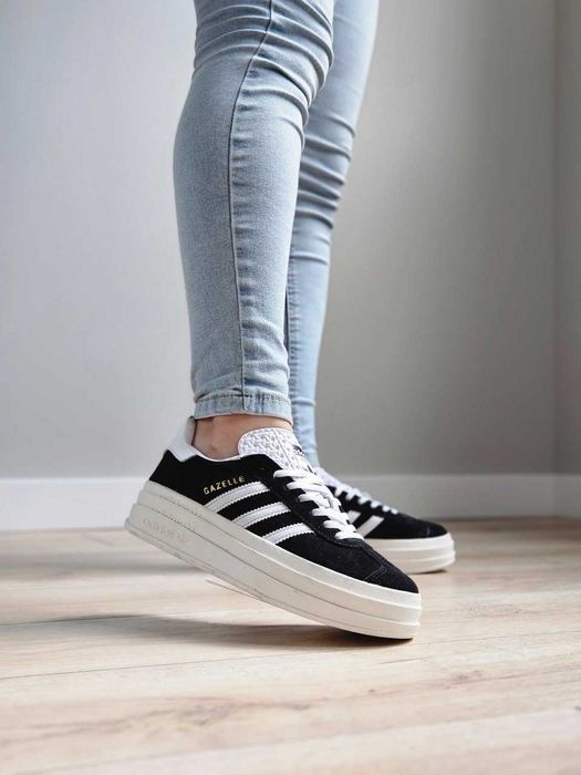 Кросівки Adidas Gazelle Bold Black premium