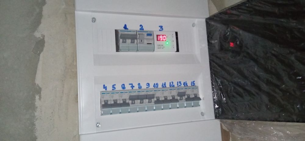 Послуги електрика, електромонтажні роботи.