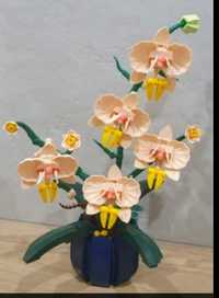 Klocki kwiat orchidea storczyk Nowy