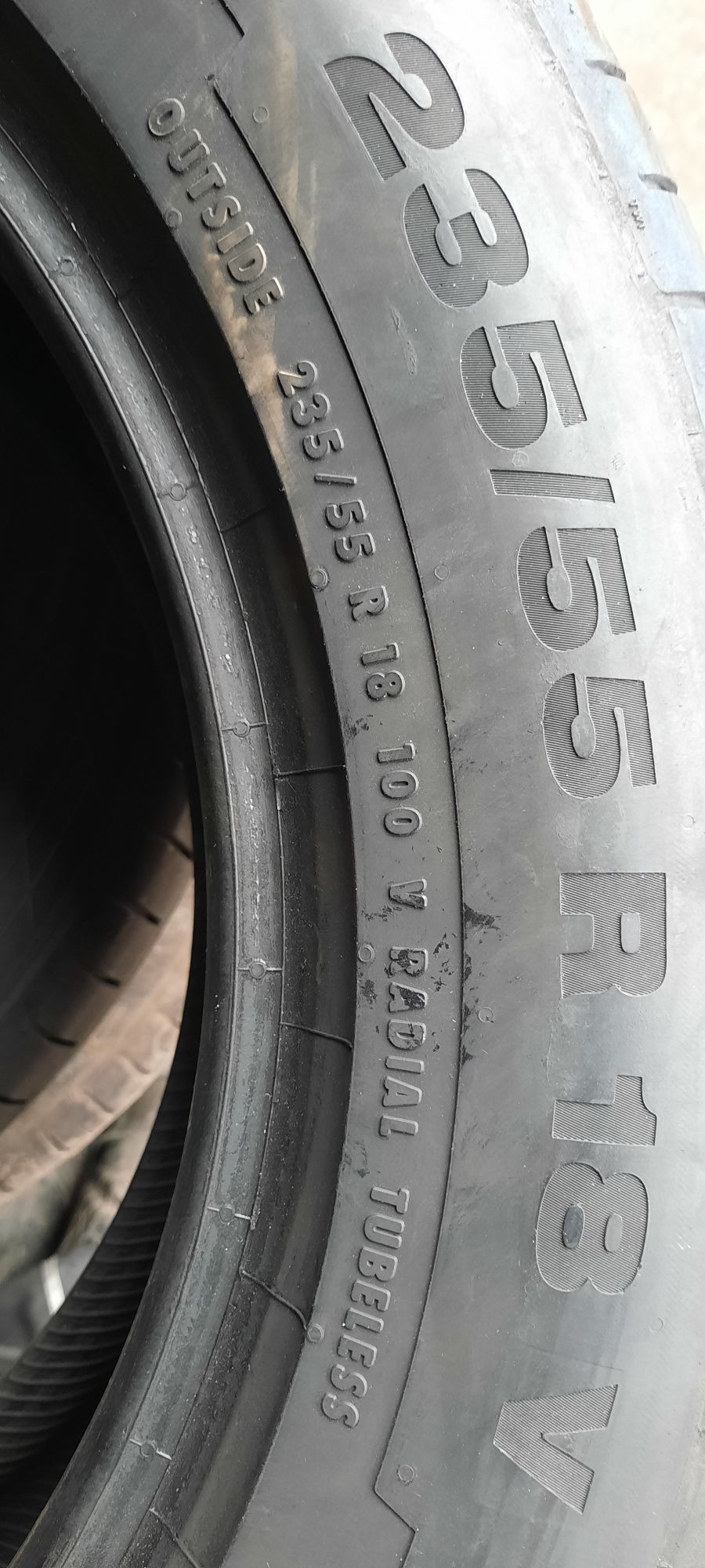 Opony letnie 2szt CONTINENTAL 235/55R18 V