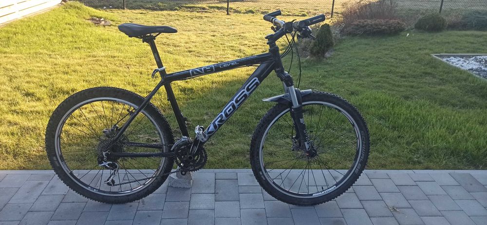 Kross Level A8 19", Shimano XT/Deore, SPD, Rock Shox, 100% sprawny