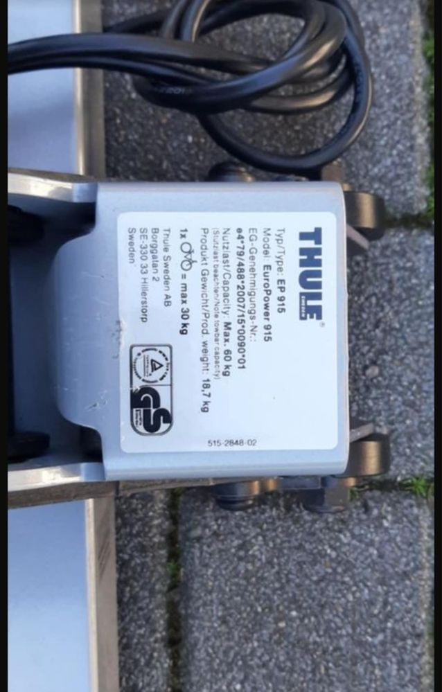 Thule EP915 bagażnik rowerowy na hak na duże rowery e-bike