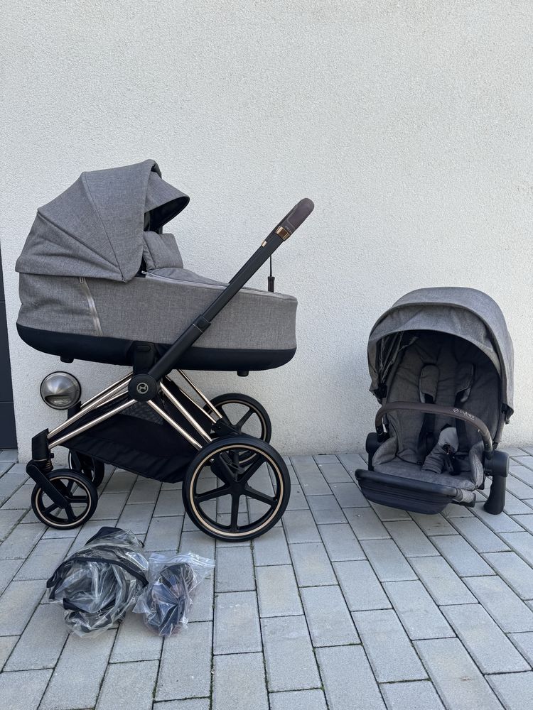 Cybex Priam 2.0 2w1 Manhattan Grey / Rose Gold