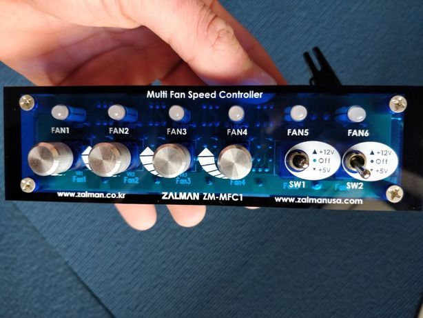 Zalman regulador de velocidade ventoinhas zm-mfc1 LED