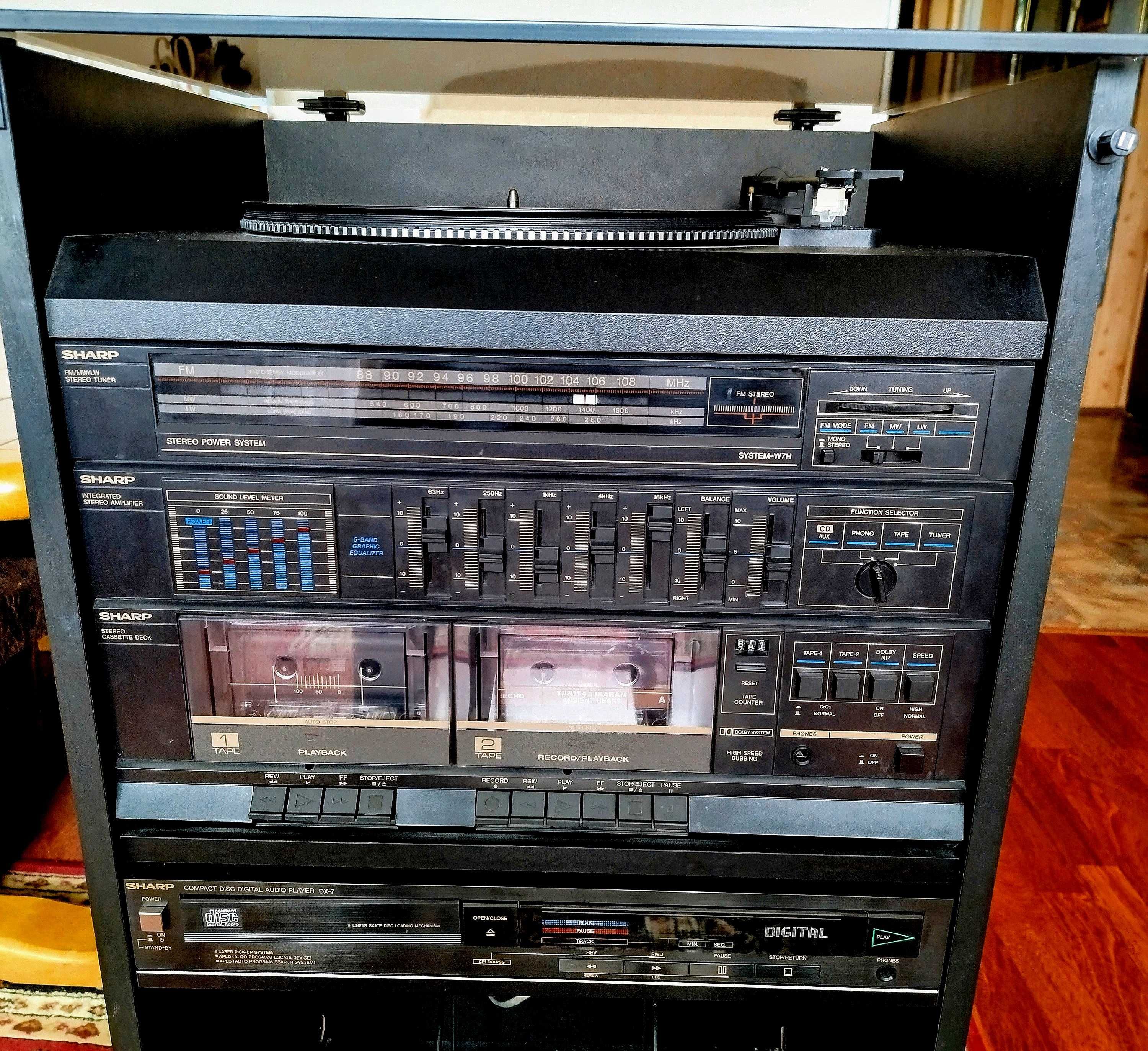 Wieża SHARP - system W7-H{BK}