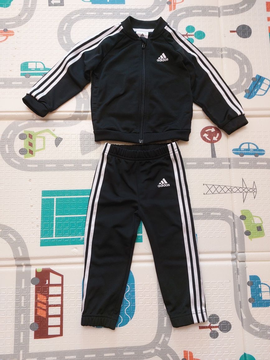 Спортивний костюм Adidas 86 чорний Адідас спортивный 2 t