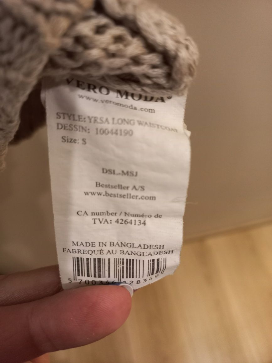 Sweter Kamizelka Bluzka Vero Moda S tunika