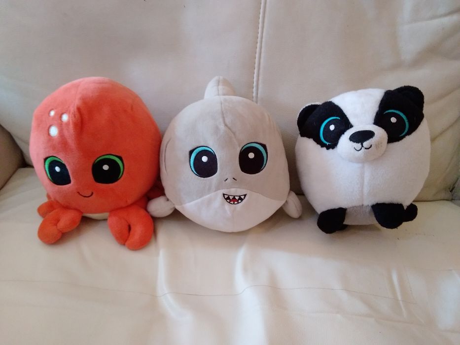 Brinquedos: 3 peluches
