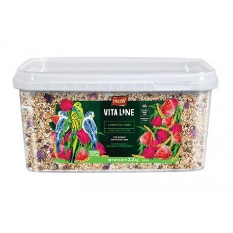 Karma dla papug falistych, łąkówek, nierozł 2,2 kg