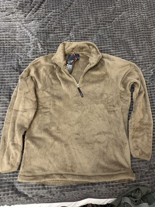 Куртка Реглан Фліс FAHRENHEIT polartec high loft husky half Zip | Tan